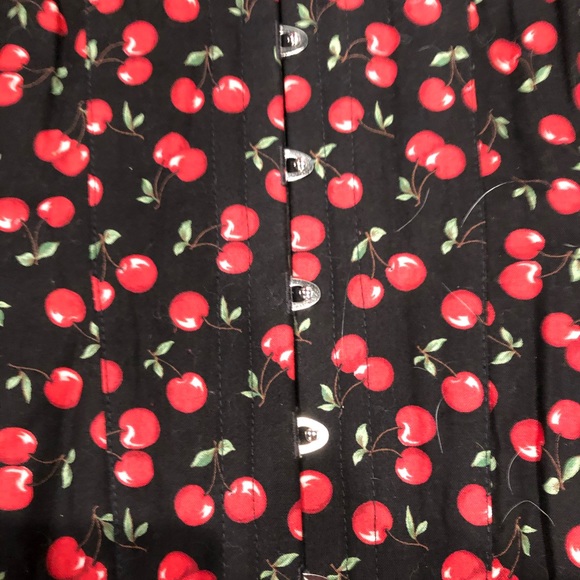 Marvelous Mayhem Cherry Corset - Picture 2 of 6